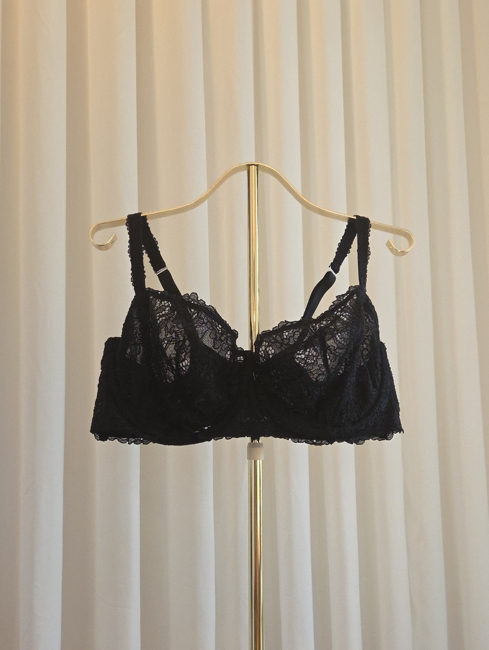 Savage X Fenty Not Sorry Unlined Lace Balconette Bra 42DDD- Like New
